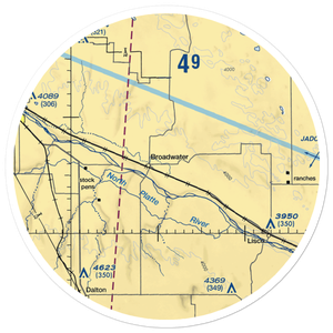 Ag Air Airport (NE19) VFR Sectional Sticker (30 mile)