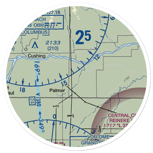 Sullivan Airstrip (NE12) VFR Sectional Sticker (20 mile)