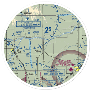 Sullivan Airstrip (NE12) VFR Sectional Sticker (30 mile)