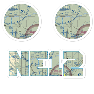 Sullivan Airstrip (NE12) VFR Sectional Sticker Pack