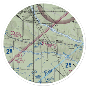 Woolf Brothers Airport (NE06) VFR Sectional Sticker (30 mile)