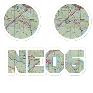 Woolf Brothers Airport (NE06) VFR Sectional Sticker Pack