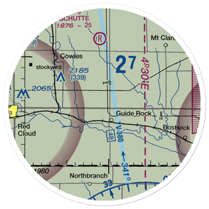 Ely Airport (NE04) VFR Sectional Sticker (20 mile)