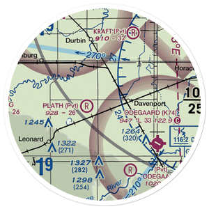 Schroeder Airport (ND92) VFR Sectional Sticker (20 mile)