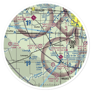 Schroeder Airport (ND92) VFR Sectional Sticker (30 mile)
