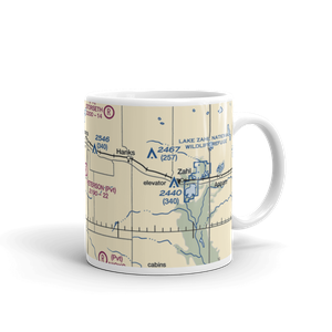 Peterson Airport (ND86) VFR Sectional  Mug