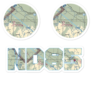 Humann Private Airstrip (ND85) VFR Sectional Sticker Pack