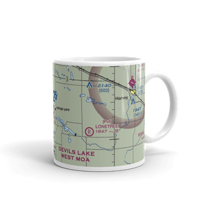 Pete's Tractor Salvage Airport (ND75) VFR Sectional  Mug