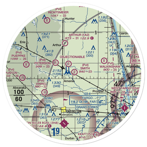 Smith Private Airport (ND74) VFR Sectional Sticker (30 mile)