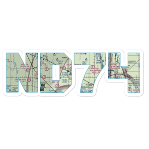 Smith Private Airport (ND74) VFR Sectional Sticker