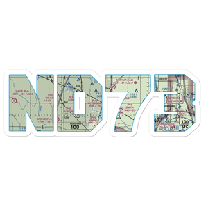 Peterson Airport (ND73) VFR Sectional Sticker