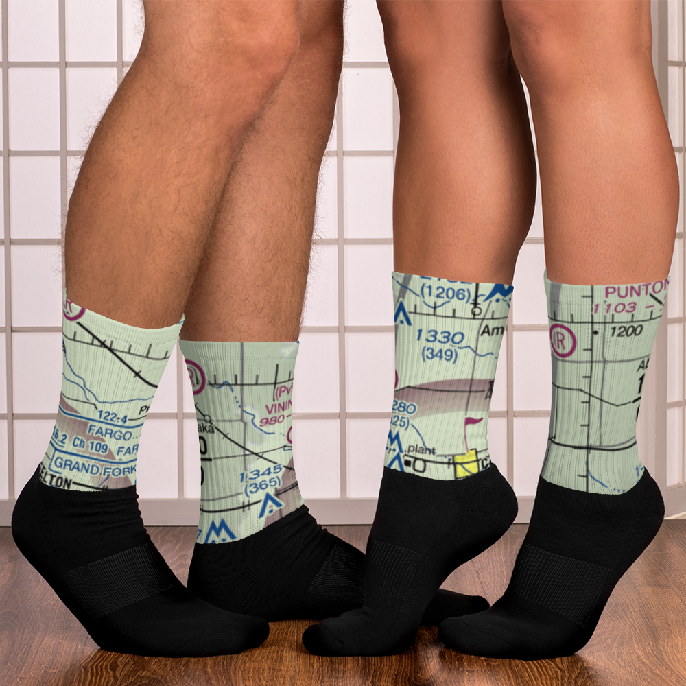Vining Airport (ND68) VFR Sectional Socks 