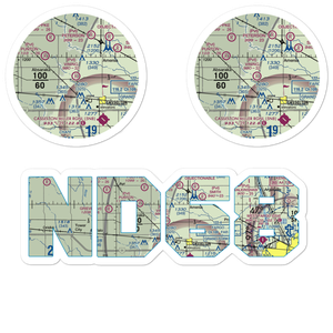 Vining Airport (ND68) VFR Sectional Sticker Pack