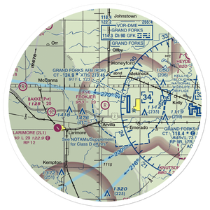 Frokjer Airport (ND60) VFR Sectional Sticker (30 mile)