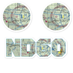 Frokjer Airport (ND60) VFR Sectional Sticker Pack