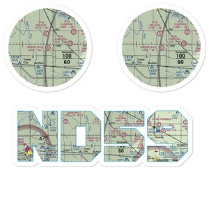 Grieve Airport (ND59) VFR Sectional Sticker Pack