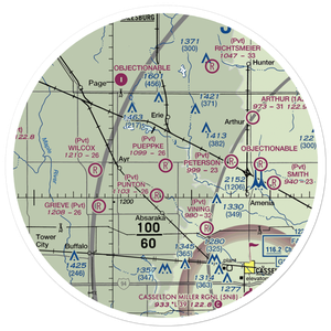 Pueppke Airport (ND53) VFR Sectional Sticker (30 mile)