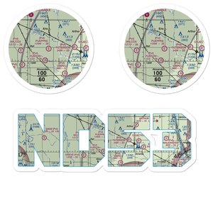Pueppke Airport (ND53) VFR Sectional Sticker Pack