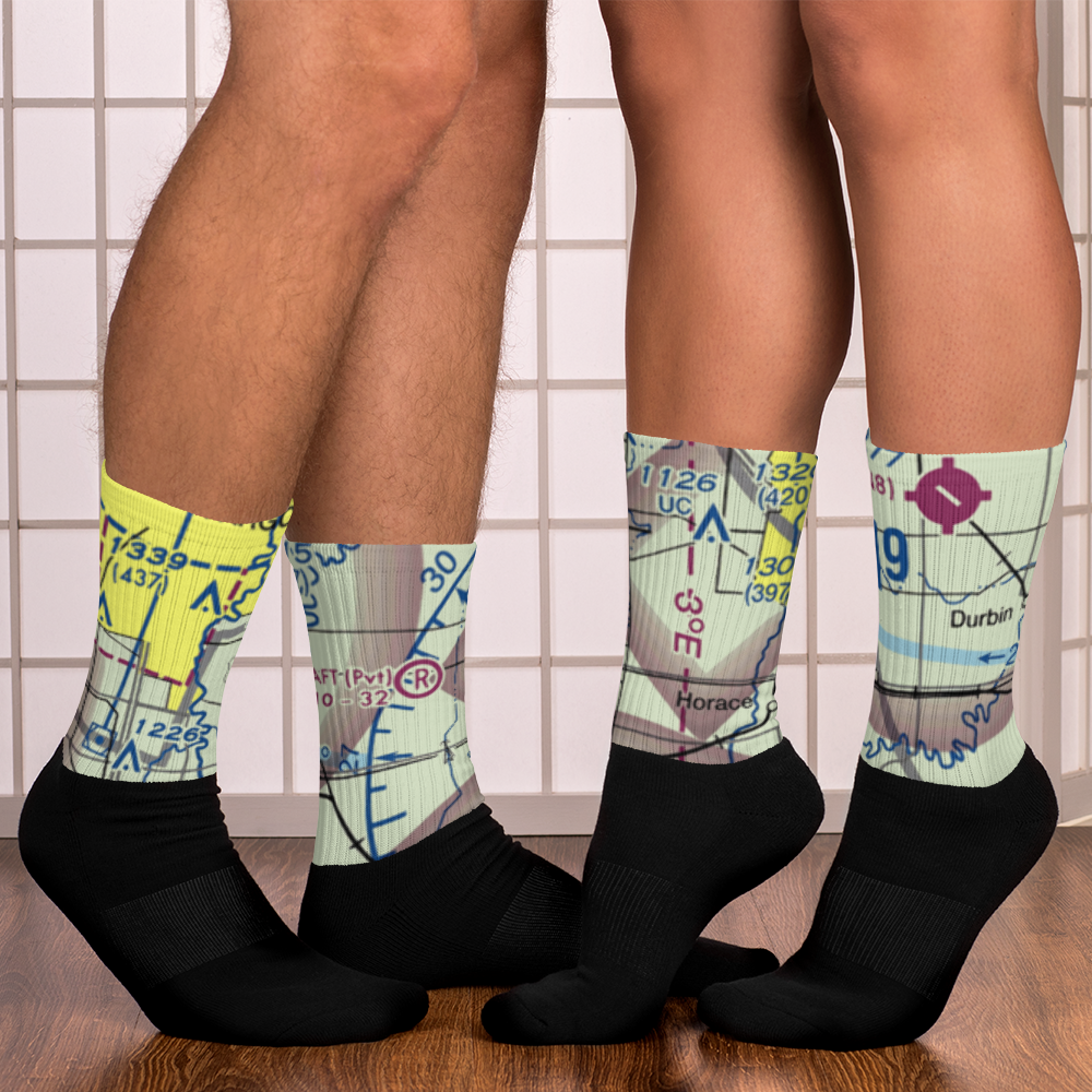 True North Airpark (ND52) VFR Sectional Socks 