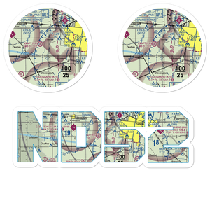 True North Airpark (ND52) VFR Sectional Sticker Pack