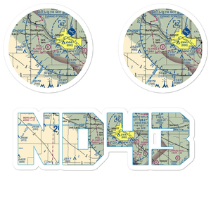 Flying S Ranch Airport (ND43) VFR Sectional Sticker Pack