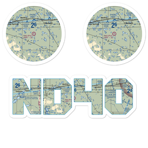 Rau Field (ND40) VFR Sectional Sticker Pack