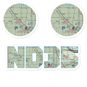 Lindemann Airport (ND35) VFR Sectional Sticker Pack
