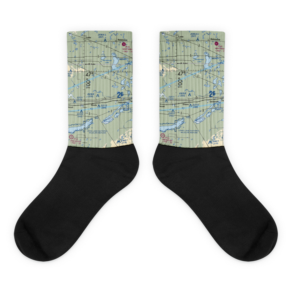 Kalainov Private Airport (ND32) VFR Sectional Socks 