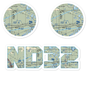 Kalainov Private Airport (ND32) VFR Sectional Sticker Pack
