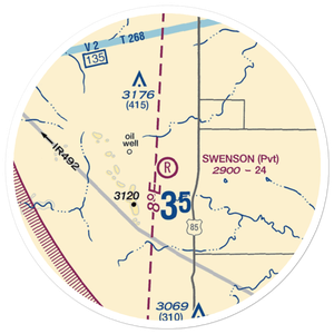 Swenson Airport (ND29) VFR Sectional Sticker (20 mile)