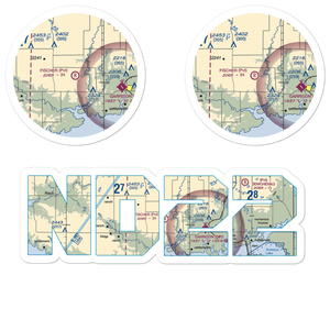 Fischer Private Airport (ND22) VFR Sectional Sticker Pack