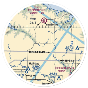 Frei Private Airport (ND16) VFR Sectional Sticker (20 mile)