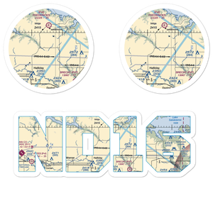 Frei Private Airport (ND16) VFR Sectional Sticker Pack