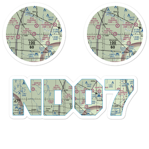 Punton Private Airport (ND07) VFR Sectional Sticker Pack