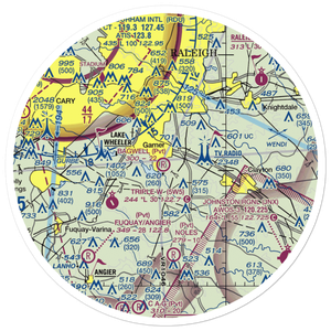 Bagwell Airport (NC99) VFR Sectional Sticker (30 mile)