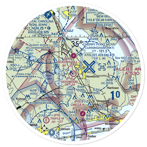 Dogwood Farm Airport (NC87) VFR Sectional Sticker (30 mile)