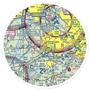 Cox Airport (NC81) VFR Sectional Sticker (30 mile)