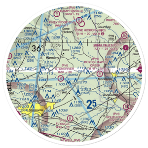 Schneider Haven Airstrip (NC75) VFR Sectional Sticker (30 mile)