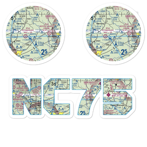 Schneider Haven Airstrip (NC75) VFR Sectional Sticker Pack