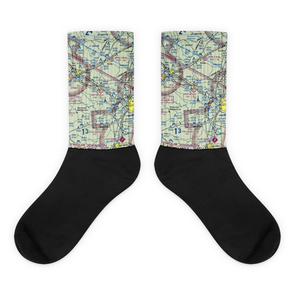 Hinton Field (NC72) VFR Sectional Socks 