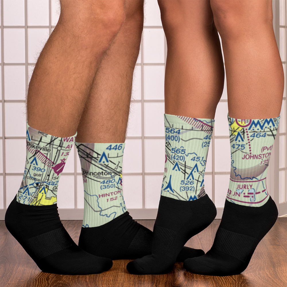 Hinton Field (NC72) VFR Sectional Socks 