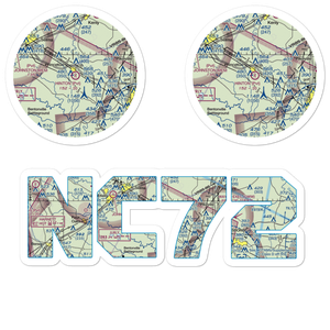 Hinton Field (NC72) VFR Sectional Sticker Pack