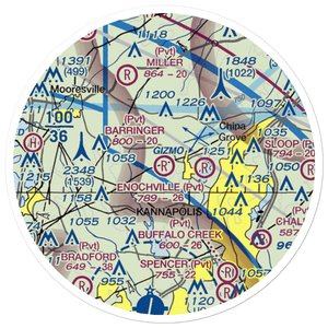 Barringer Field (NC64) VFR Sectional Sticker (20 mile)