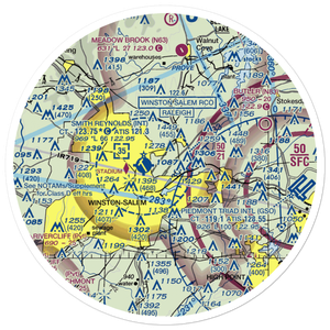 Robertson Field (NC63) VFR Sectional Sticker (30 mile)