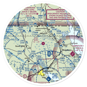 Blackwater Airstrip (NC61) VFR Sectional Sticker (30 mile)