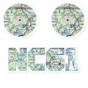 Blackwater Airstrip (NC61) VFR Sectional Sticker Pack