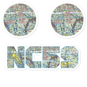 Alexander County Airport (NC59) VFR Sectional Sticker Pack