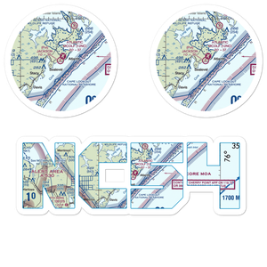 Jackson Private Airport (NC54) VFR Sectional Sticker Pack