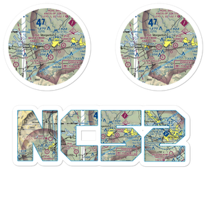 Silver Creek Airport (NC52) VFR Sectional Sticker Pack