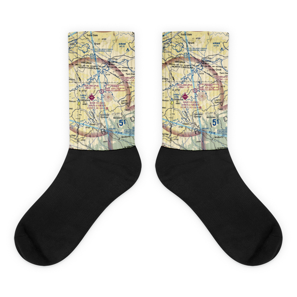 Skyland Airport (NC50) VFR Sectional Socks 